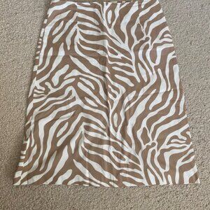 HORSES Animal Stripe Skirt
